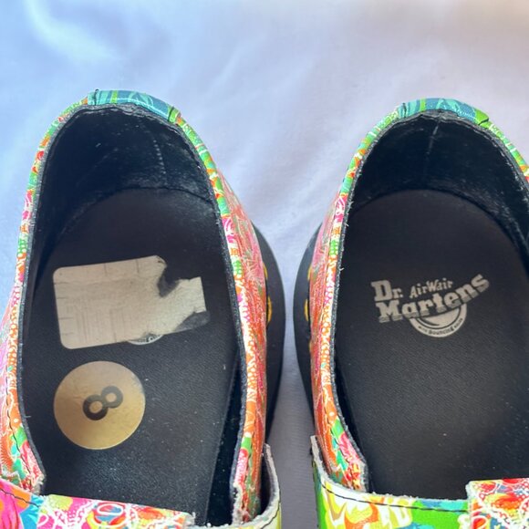 Dr Martens Polly Daze | Bright Floral Neon Pastel Mary Janes l 8 - Picture 5 of 5